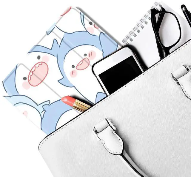 Alt view image 5 of 5 - MAYCARI Original Case for iPad Pro 11 Inch 2022/2021/2020 with Pencil Holder, Cartoon Sharks iPad Pro 11 Inch 4th/3rd/2nd Generation Soft TPU Back Protective Cover Shell, Auto Sleep/Wake Slim Shell