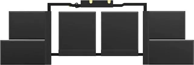 Alt view image 5 of 5 - E EGOWAY A1707 Laptop Battery Compatible with A1820 MacBook Pro 15 inch Battery A1707 Late 2016 Mid 2017 Touch Bar EMC3162 3072 Series MLH32LL/A MLH42LL/A MLW72LL/A Replacement Battery
