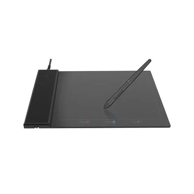 Alt view image 2 of 5 - Drawing Tablet Digital Graphic Tablets 6x4 Inch Art Tablet with Battery-Free Stylus Pen Tablet for Mac, Windows and Chromebook (Drawing/E-Learning/Remote-Working) OSU Drawing Pad for Android