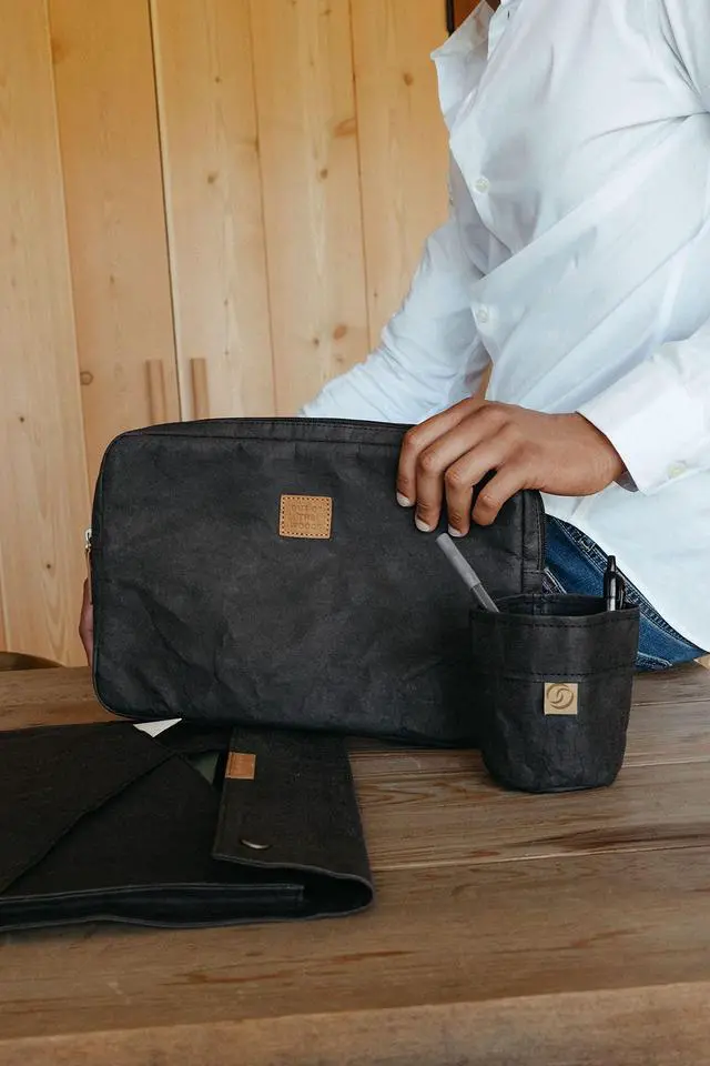 Alt view image 5 of 5 - Out of the Woods Tablet and Mini Laptop Sleeve - 13 Inch, Eco Friendly