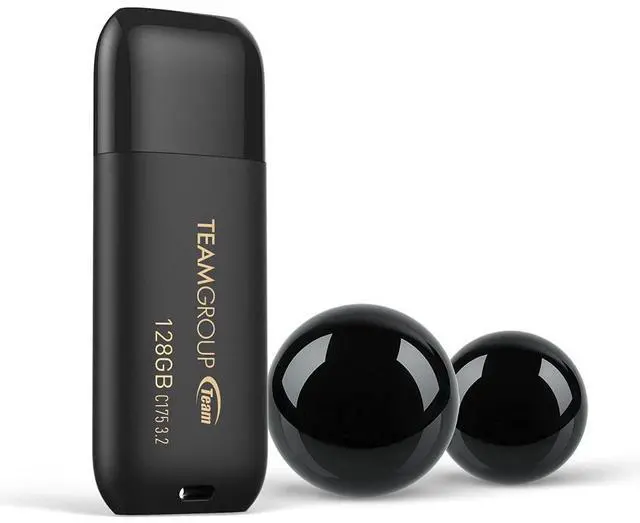 Alt view image 2 of 5 - TEAMGROUP C175 256GB 2 Pack USB 3.2 Gen 1 (USB 3.1/3.0) Read 100MB/s Flash Thumb Drive, External Data Storage Memory Stick Compatible with Computer/Laptop Matte Black TC1753256GB22