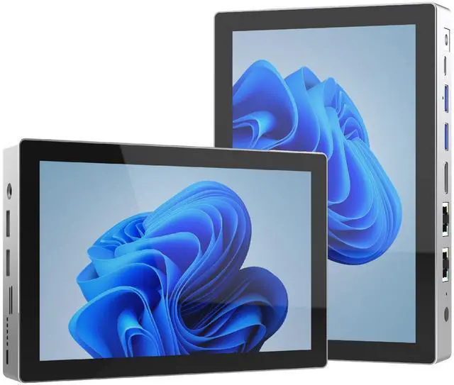 Main image of HEIGAOLAPC 7" Mini PC Celeron N95, Win11 Pro Mini Computer 16GB RAM 512GB eMMC, HD IPS Touchscreen Computer Desktop 4K Dual Display for Home/Office, HDMI/USB/WiFi5/BT5.0/Type-C/Dual Gigabit LAN