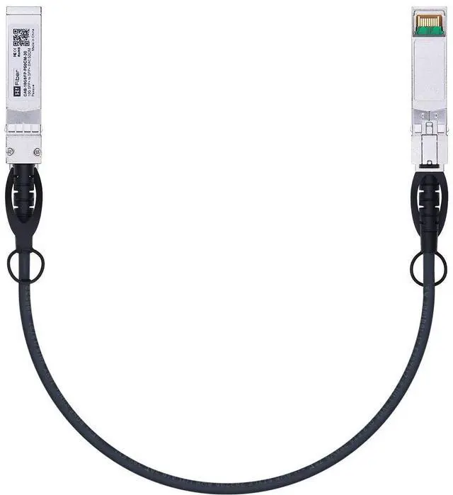 Alt view image 3 of 5 - 2 Pack 10GBase-LR SFP+ Module with 10G SFP+ Cable 0.5m, 10G Single Mode SFP+ LC Fiber Transceiver, 10G DAC CableCompatible with Cisco, Meraki, MikroTik, Ubiquiti, Unifi, Netgear, D-Link and More