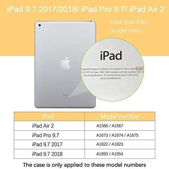 Alt view image 4 of 5 - YINLAI for iPad 6th 5th Generation Case,iPad 9.7 Inch Case 2018/2017, iPad Pro 9.7/iPad Air 2 Case Women Girls Kid Kickstand Shockproof Protective A1893/A1954/A1822/A1823 Tablet Cover,Space Purple