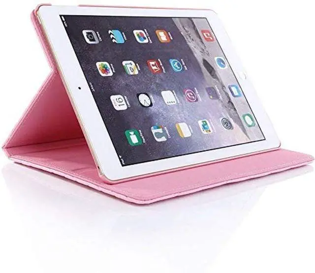 Alt view image 3 of 5 - AmazFCCY Cute Crown Case for iPad Air 3 10.5'' 2019/ iPad Pro 10.5'' 2017,Pu Leather Rhinestones Elegant Smart Auto Sleep/Wake Stand Shockproof for Apple iPad 10.5'' Air 3/ iPad Pro 2017(Pink)