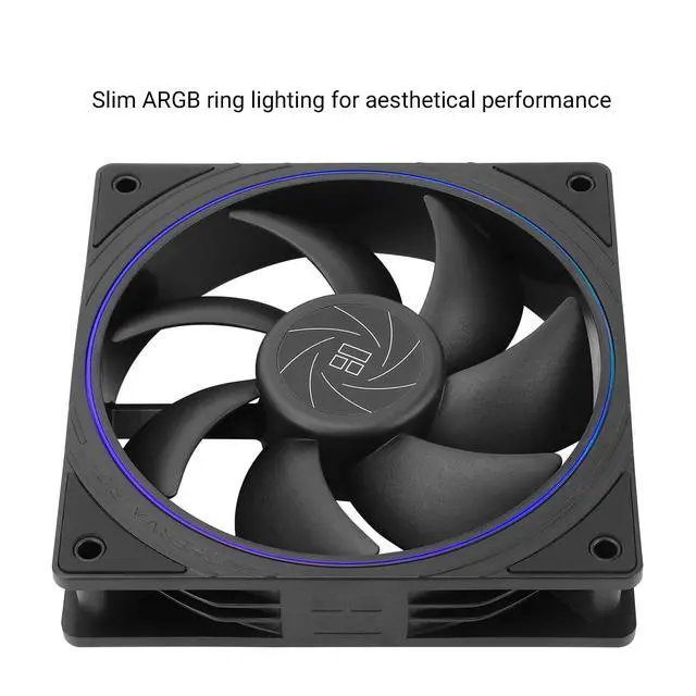 Alt view image 4 of 5 - Thermalrlght TL-S12 X3 CPU Fan 120mm Case Cooler Fan, 4pin PWM Silent Computer Fan Under 23.2dB(A) for Case CPU Liquid Cooler and CPU Air Cooler, Quiet CPU PC Fan