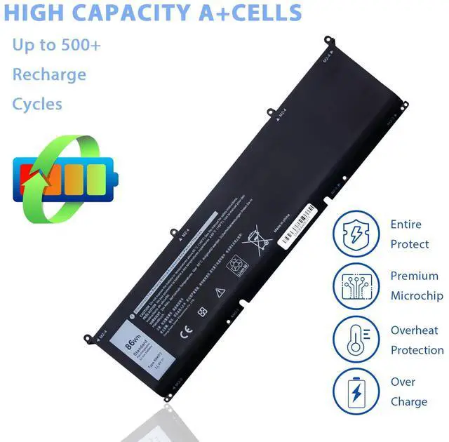 Alt view image 4 of 5 - LHYSFIY 69KF2 Laptop Battery 86Wh 11.4V Replacement for Dell G7 15 7500 G15 5520 5521 5510 5511 5515 Inspiron 7510 7610 7620 P87F P91F P45E XPS 15 9500 9510 9520 Precision 5550 5570 5560