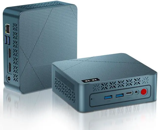 Main image of wo-we H5 Mini PC, Twin Lake N150 (Upgraded N100) Desktop Computer, 16GB DDR4 RAM 512GB PCIe SSD, Graphics 4K Triple Display Dual HDMI 2.0/USB-C, 2.5GbE RJ45 WiFi5/BT5.0,