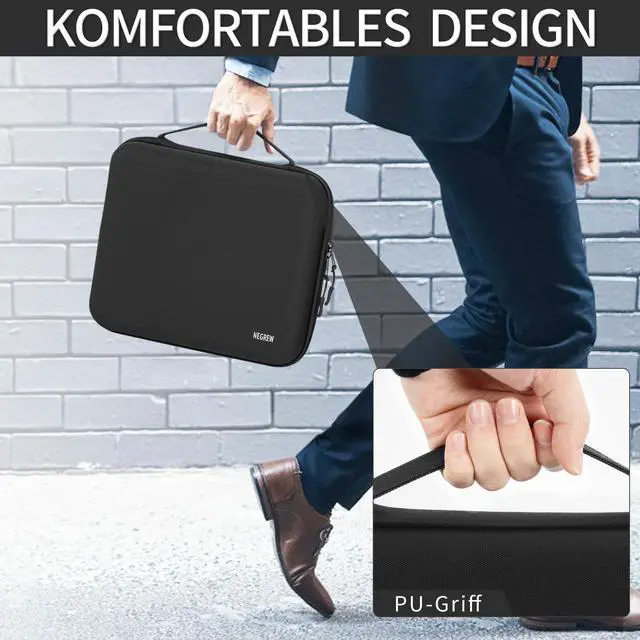 Alt view image 5 of 5 - 11.6 Inch Hard Laptop Carrying Case Tablet Sleeves Compatible with 11.6" MacBook Air/Acer Chromebook 311/DELL Chromebook 11 3100/Asus 2024 Vivobook Go/HP Chromebook 11/Lenovo 100E Chromebook G2 Mtk