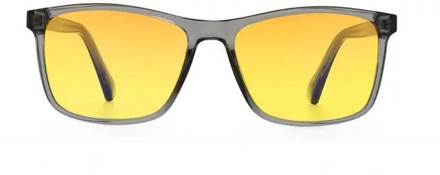 Main image of BLUESAFE 24 Blue-Light Glasses - Hopkins TR with NightShift EvenFall GT Lenses for Better Sleep, Energy & Health (Gray)