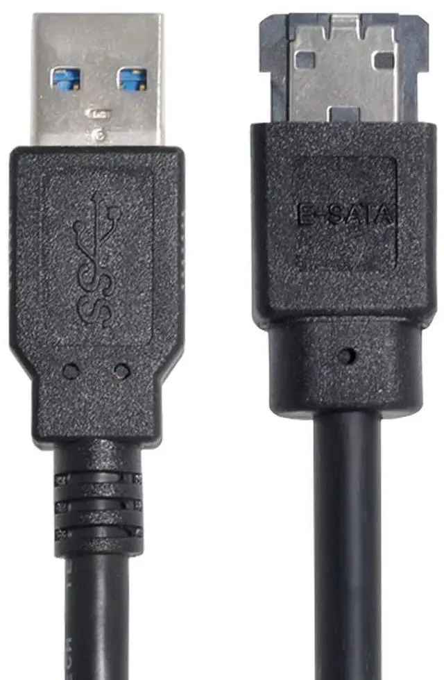 Alt view image 2 of 5 - cablecc USB 3.0 to Power Over eSATA DC5V Adapter USB2.0 to HDD/SSD/ODD eSATAp Converter