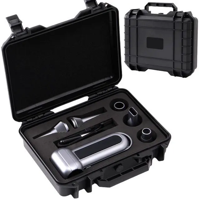 Main image of Hard Case for WOLFBOX MF100/MF50 Electric Air Duster | High-Density Protective EVA Liner | Portable Travel Carrying Organizer Storage Bag Holder for Blower Tool Accessories | Black & CASE ONLY