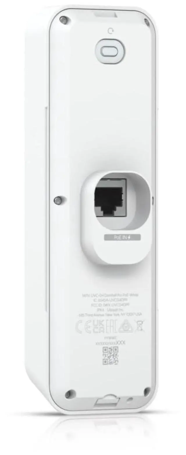 Alt view image 3 of 5 - Ubiquiti UniFi Protect UVC-G4 Doorbell Pro PoE Kit White