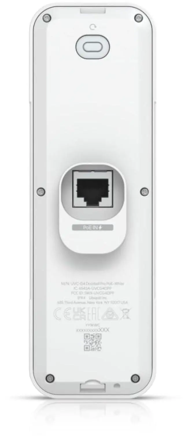 Alt view image 5 of 5 - Ubiquiti UniFi Protect UVC-G4 Doorbell Pro PoE Kit White