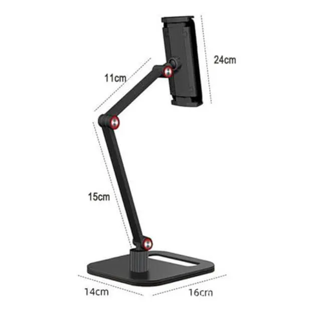 Alt view image 2 of 5 - Hosann Century Tablet Stand Holder, Stable Portable Space-Saving Multi-Device Holder for Home, Office, Kitchen
