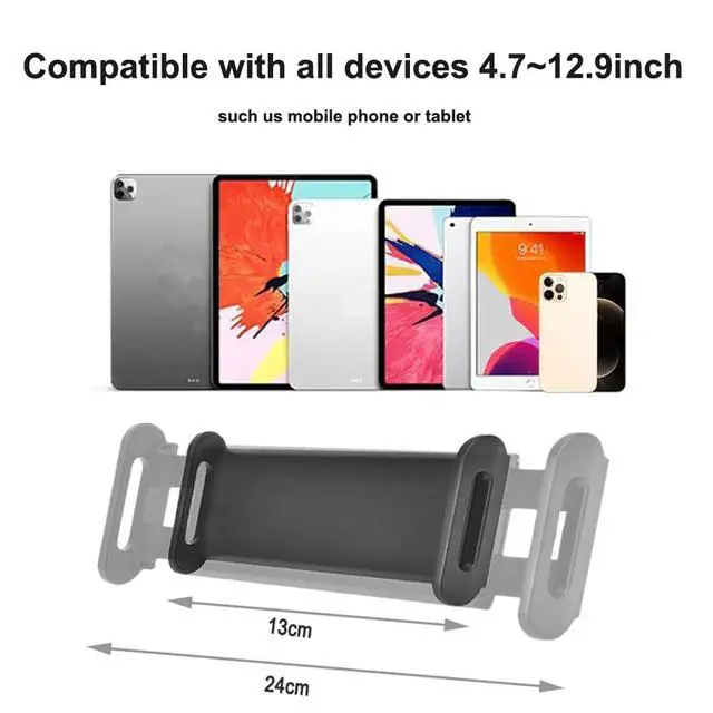 Alt view image 3 of 5 - Hosann Century Tablet Stand Holder, Stable Portable Space-Saving Multi-Device Holder for Home, Office, Kitchen