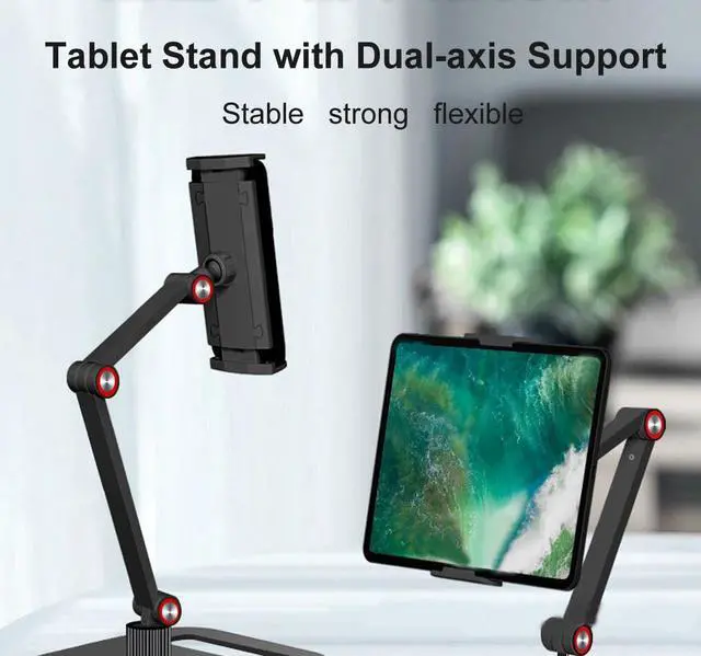 Alt view image 4 of 5 - Hosann Century Tablet Stand Holder, Stable Portable Space-Saving Multi-Device Holder for Home, Office, Kitchen