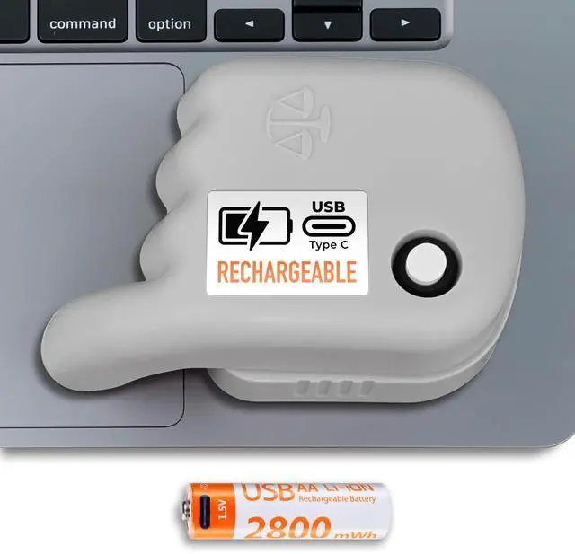 Main image of Rechargeable Trackpad Jiggler -USBC Charge Port -Undetectable -Cordless Mouse Jiggler -Does Not Work on DeII -Keeps Touchpad Active, Laptop Awake -Mechanical Mouse Mover -ON/Off Switch
