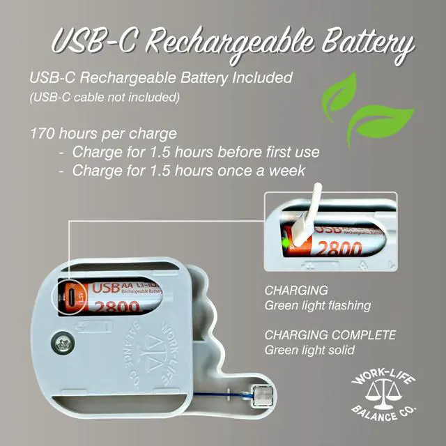 Alt view image 2 of 5 - Rechargeable Trackpad Jiggler -USBC Charge Port -Undetectable -Cordless Mouse Jiggler -Does Not Work on DeII -Keeps Touchpad Active, Laptop Awake -Mechanical Mouse Mover -ON/Off Switch