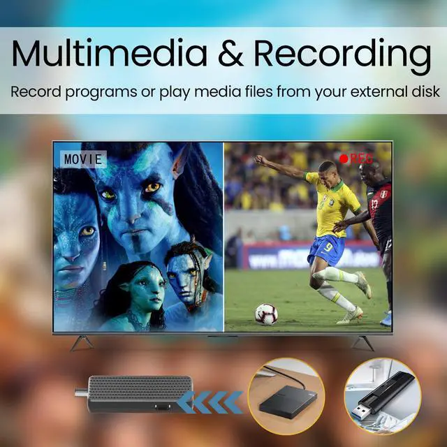 Mini Digital Converter Box for TV,1080P Digital TV Tuner Box with HDMI ...