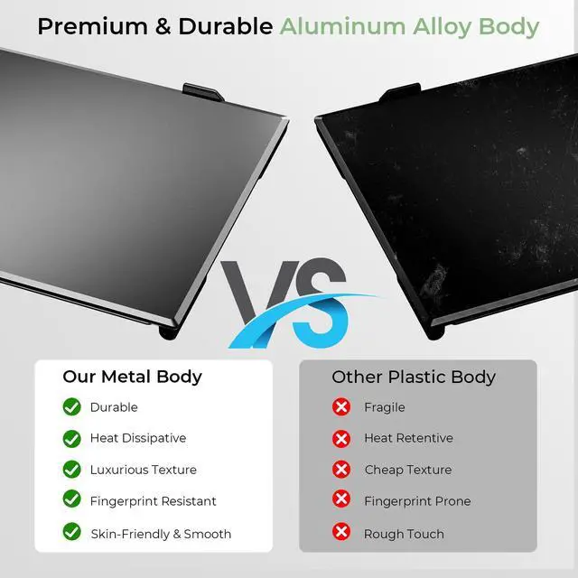 Alt view image 3 of 5 - ZUMWALT Laptop Screen Extender, 14" FHD 1080P Dual Portable Monitor for Laptop, Ultra-Thin Travel Monitor Extender Fit 13-17.3, Plug and Play Compatible with Windows/Mac/Android/Chrome/Switch