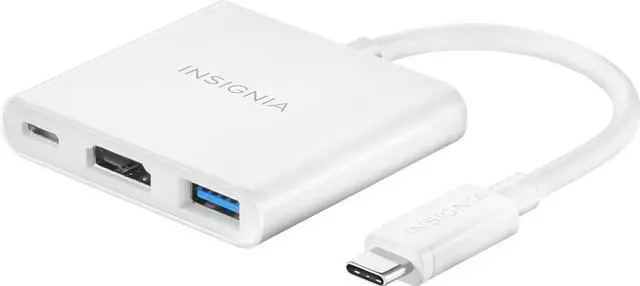 Main image of Insignia USB Type-C Multiport HDMI Adapter NS-PU378CHM 5Gbps 4K Ultra HD 60Watts