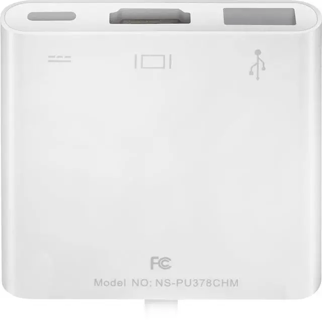 Alt view image 2 of 3 - Insignia USB Type-C Multiport HDMI Adapter NS-PU378CHM 5Gbps 4K Ultra HD 60Watts