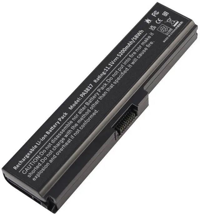Main image of Laptop Battery for Toshiba PA3817U-1BRS PA3818U-1BRS PA3819U-1BRS Satellite C655 C675 C675D L645 L645D L655 L655D L675 L675D L745 L755 L755D P745 P755 P775 M645 A660 A655 PA3817U Series Battery
