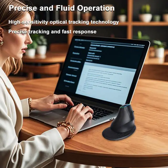 Alt view image 4 of 5 - RGB Vertical Mouse 2.4G Wireless Bluetooth Wired Tri-Mode Ergonomic Mouse with Removable Palm Rest Portable Rechargeable Optical Mouse with LED Light for Laptop PC Desktop Notebook Tablet Adult Gifts