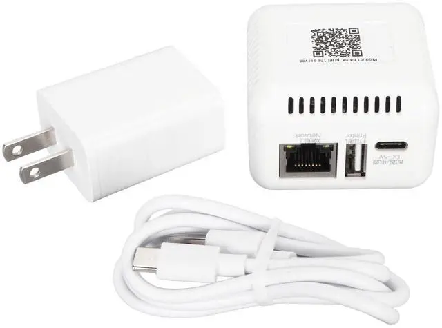 Main image of USB 2.0 Network Print Server, LAN Print Share Server for USB Printers Computer Print Server Adapter for or Later, for Android, for iOS (US Plug)