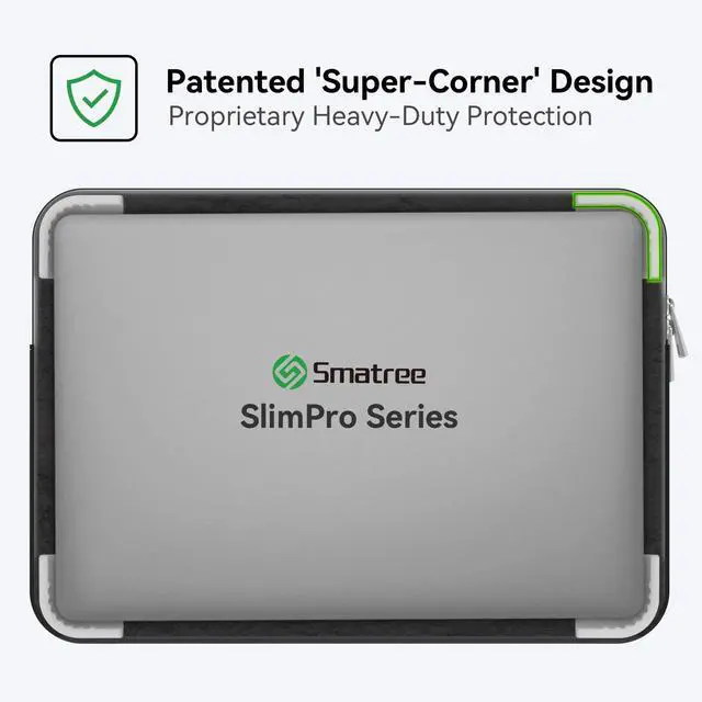 Alt view image 3 of 5 - Smatree SlimPro Laptop Sleeve Case for 14.4 inch Microsoft Surface Laptop Studio 2, for 14.4 inch Microsoft SurfaceLaptop Studio, Case with Accessory Pocket, Patented Super-Corner Design (S415)