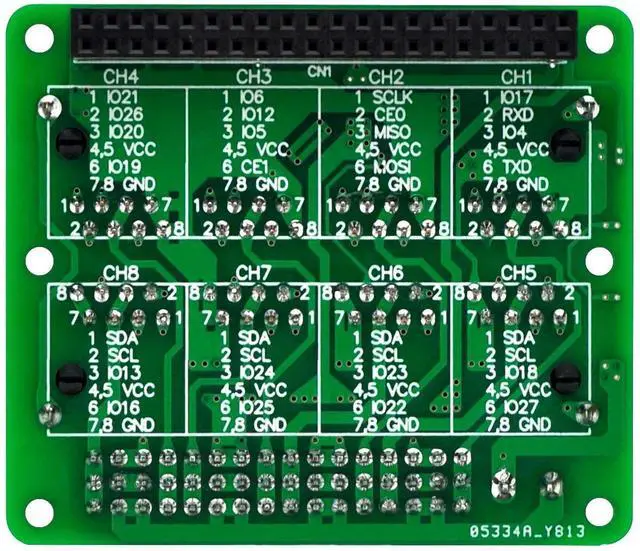 Alt view image 4 of 5 - RJ45 GPIO Pinout Breakout Board for Raspberry Pi 1A+ 1B+ 2B 3B 3B+ 3A+ 4B Zero-W