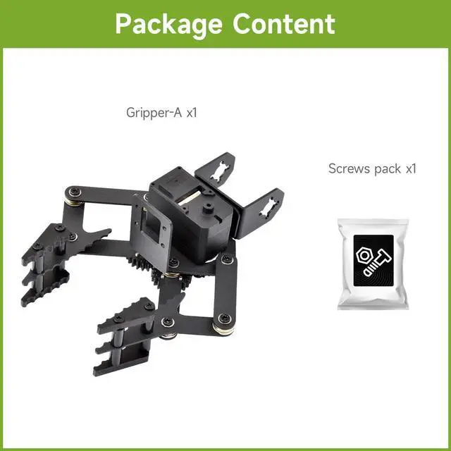 Alt view image 2 of 5 - waveshare High-performance Robotic Arm Gripper, Comes with ST3215 Serial Bus Servo, Closed-loop Control, Real-time Protection, Adjustable Gripper Stand-off
