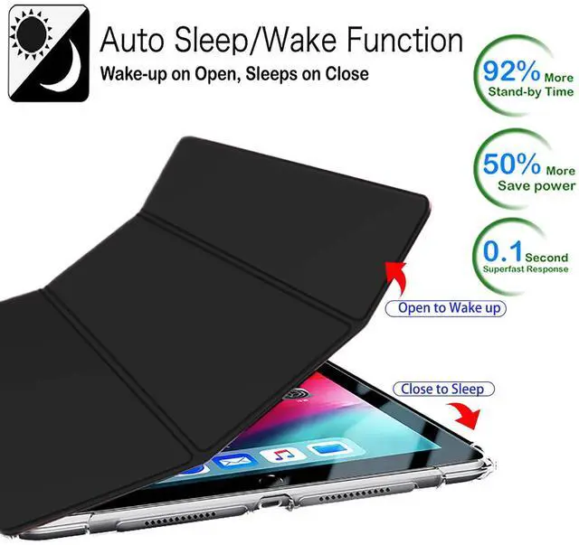 Alt view image 3 of 5 - DuraSafe Cases for iPad PRO 10.5 Inch 2017 Air 10.5 3rd Generation 2019 [ Air 3 ] A1701 A2152 A2123 MQF12LL/A MQEY2LL/A MQF22LL/A Cover with AirCushion Corner for Extra Shock Protection - Black