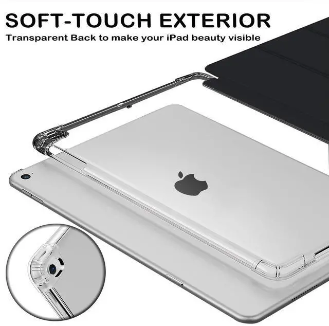 Alt view image 5 of 5 - DuraSafe Cases for iPad PRO 10.5 Inch 2017 Air 10.5 3rd Generation 2019 [ Air 3 ] A1701 A2152 A2123 MQF12LL/A MQEY2LL/A MQF22LL/A Cover with AirCushion Corner for Extra Shock Protection - Black