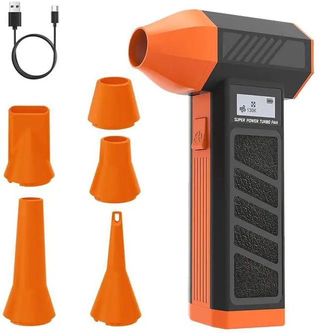 Main image of Compressed Air Duster - Electric Air Duster with Brushless Motor - 4 Gear Adjustable Cordless Air Blower - Rechargeable Air Duster for PC, Keyboard, Car, Outdoors, Home