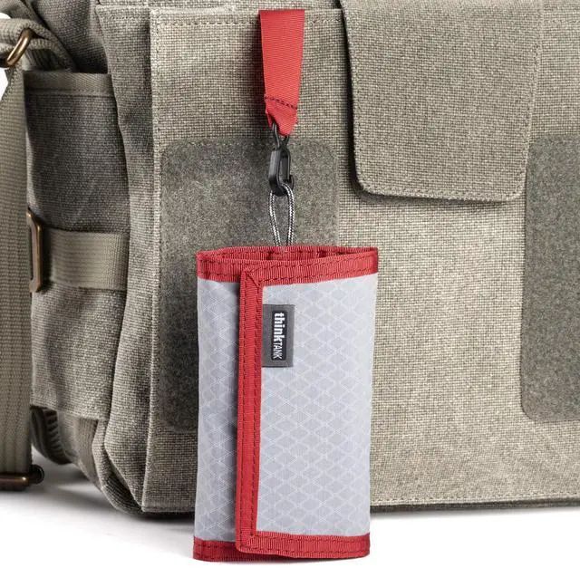 Alt view image 5 of 5 - Think Tank Photo Cards & Power Memory Card and Battery Wallet (Chili Pepper Red)