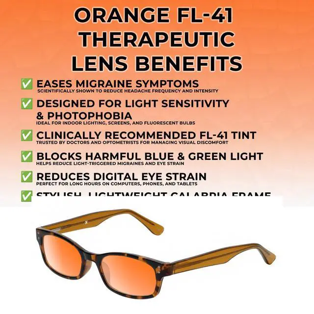 Alt view image 3 of 5 - Medspex Corinne McCormack Channing Color Therapy Reading Glasses +0.75 Tortoise Havana Brown Gold Amber/FL-41 Rose Womens Fluorescent Light Sensitivity Chromotherapy Chakra Healing