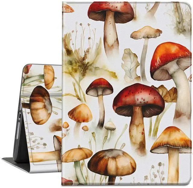 Main image of TSNJTBDL Case for All-New Amazon Kindle Fire HD 10 Tablet (13th Generation, 2023 Release) 10.1" Mushroom Pattern PU Leather Adjustable Stand Cover with Auto Wake/Sleep Case for Fire Tablet 10 2023