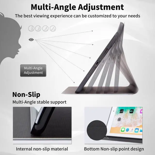 Alt view image 5 of 5 - TSNJTBDL Case for All-New Amazon Kindle Fire HD 10 Tablet (13th Generation, 2023 Release) 10.1" Mushroom Pattern PU Leather Adjustable Stand Cover with Auto Wake/Sleep Case for Fire Tablet 10 2023