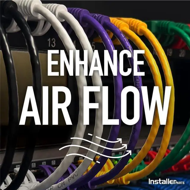 Alt view image 5 of 5 - InstallerParts Ethernet Cable CAT6A Slim Cable UTP Booted 2 FT (10 Pack) - Red - Professional Series - 10Gigabit/Sec Network/High Speed Internet Cable, 550MHZ, 28AWG