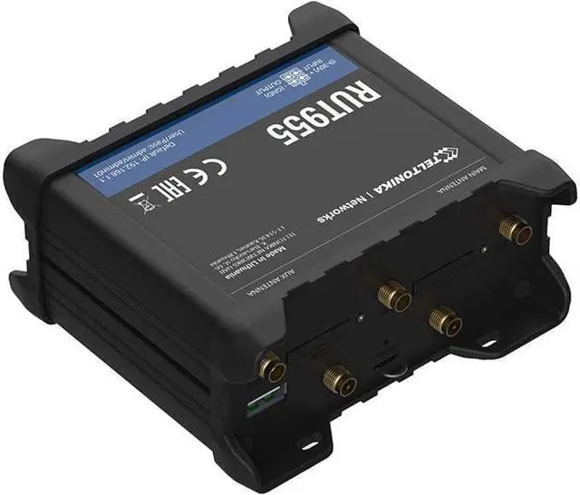 Alt view image 4 of 5 - Teltonika RUT955J034S0 - Professional Dual SIM LTE Router with Wi-Fi