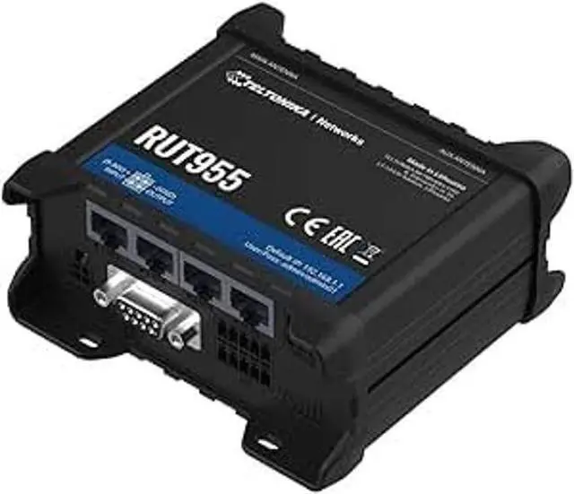 Alt view image 5 of 5 - Teltonika RUT955J034S0 - Professional Dual SIM LTE Router with Wi-Fi