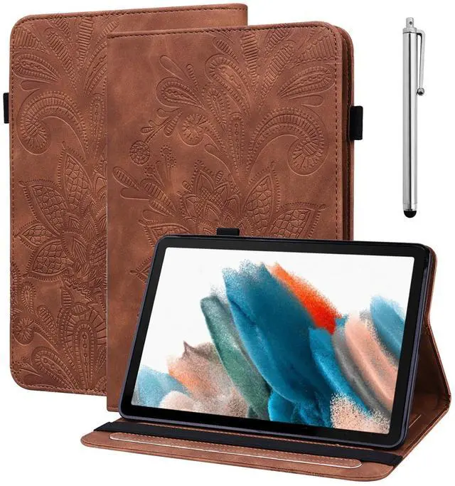 Main image of VODEFOX Case for iPad mini 7 A17 Pro 8.3 Inch 2024,iPad mini 6th Generation Case 2021,PU Leather Floral Slim Protective Case with Card Slot Stand Folio Cover for iPad mini 7th/6th Generation - Brown