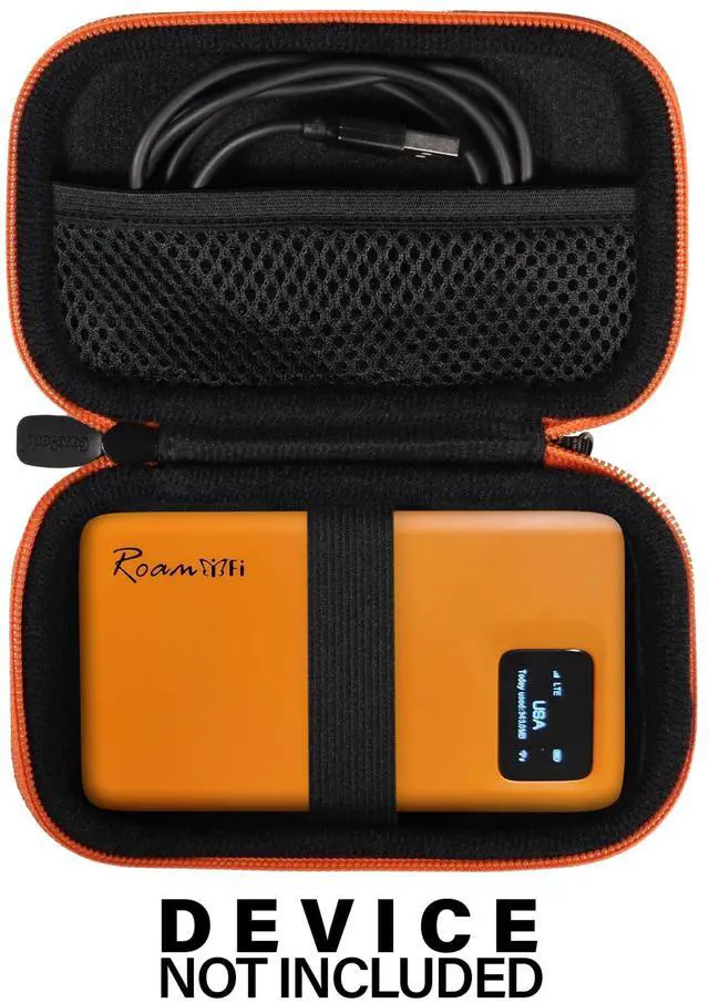 Alt view image 3 of 5 - CaseSack Travel case for RoamWiFi 4G LTE WiFi Mobile Hotspot Router, Portable High Speed WiFi