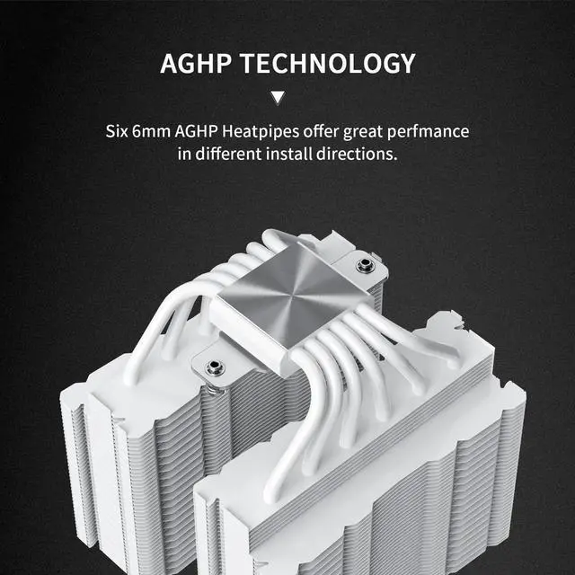 Alt view image 4 of 5 - Thermalright Peerless Assassin 140 Digital White CPU Cooler, Double PWM Fans with 1850RPM Speed, Support Intel lga1700/1851/115X/2011/1200,AMD:AM4/AM5, Computer CPU Cooling,Digital Screen Top Cover