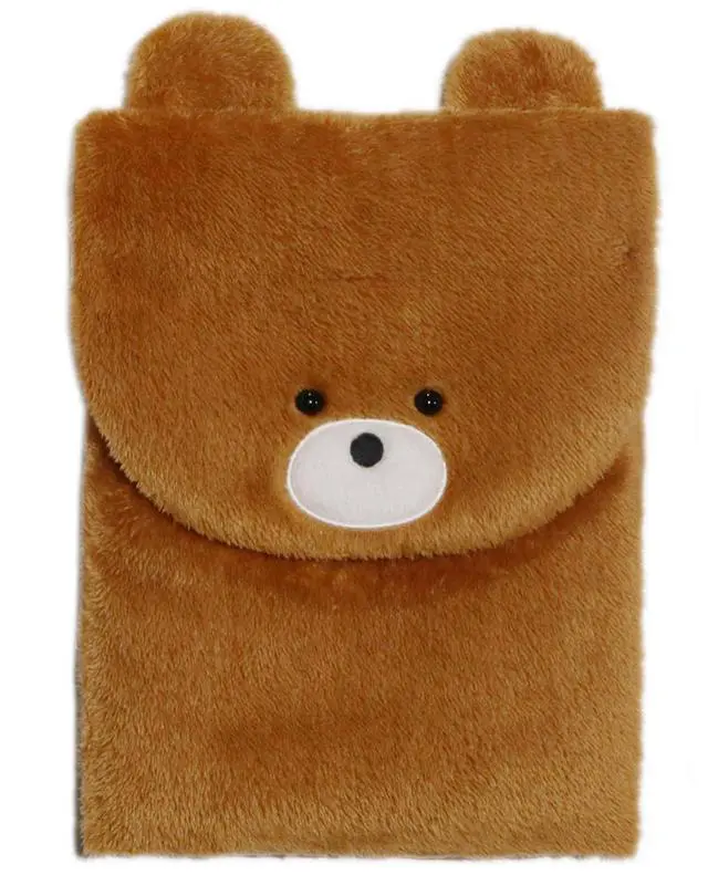 Main image of 9-11 Inch Tablet Sleeve Case Fit iPad Pro 11 Air 4 10.2 Tab Protective Bag Fluffy Animal Laptop iPad Carrying Case