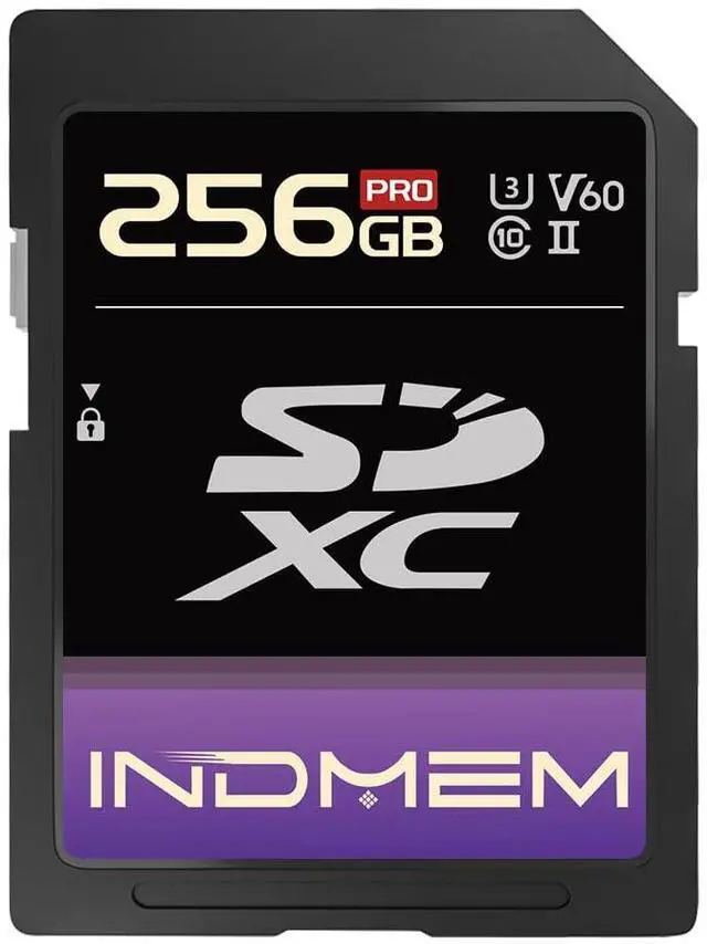 Main image of 256GB SD Card UHS-II V60 U3 SDXC Memory Card, High Speed Read up to 280MB/s, V60 Memory Cards for Professional Camera 4K/6K Video