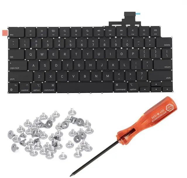 Main image of HAWSON US A2681 A3113 A2941 A3114 Keyboard Replacement for MacBook Air M2 M3 M4 Retina 13.6 inch A2681 A3113 A3240, 15 inch A2941 A3114 A3241 2023-2025 Year US Layout (Midnight Blue)
