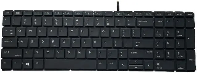 Alt view image 2 of 5 - YIJIATech Replacement Keyboard with Screwdriver US Layout for HP ProBook 450 G6 G7 455 G6 G7 455R G6 G7 Black Laptop Keyboard (Backlit)